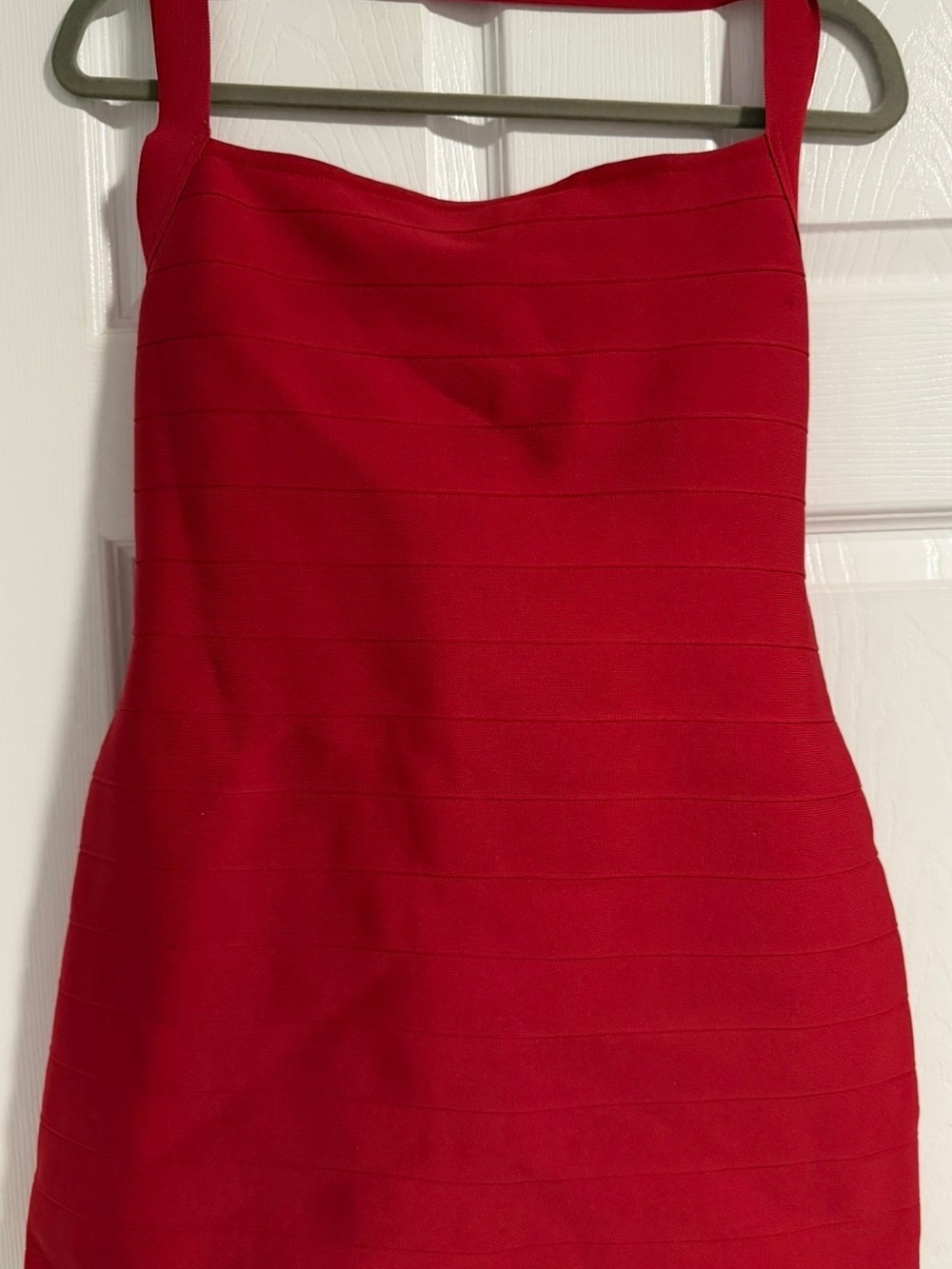 I.AM.GIA Red Strap Mini Bodycon Dress